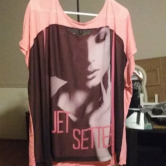 Trendy sheer jet setter blouse - Picture 2 of 6